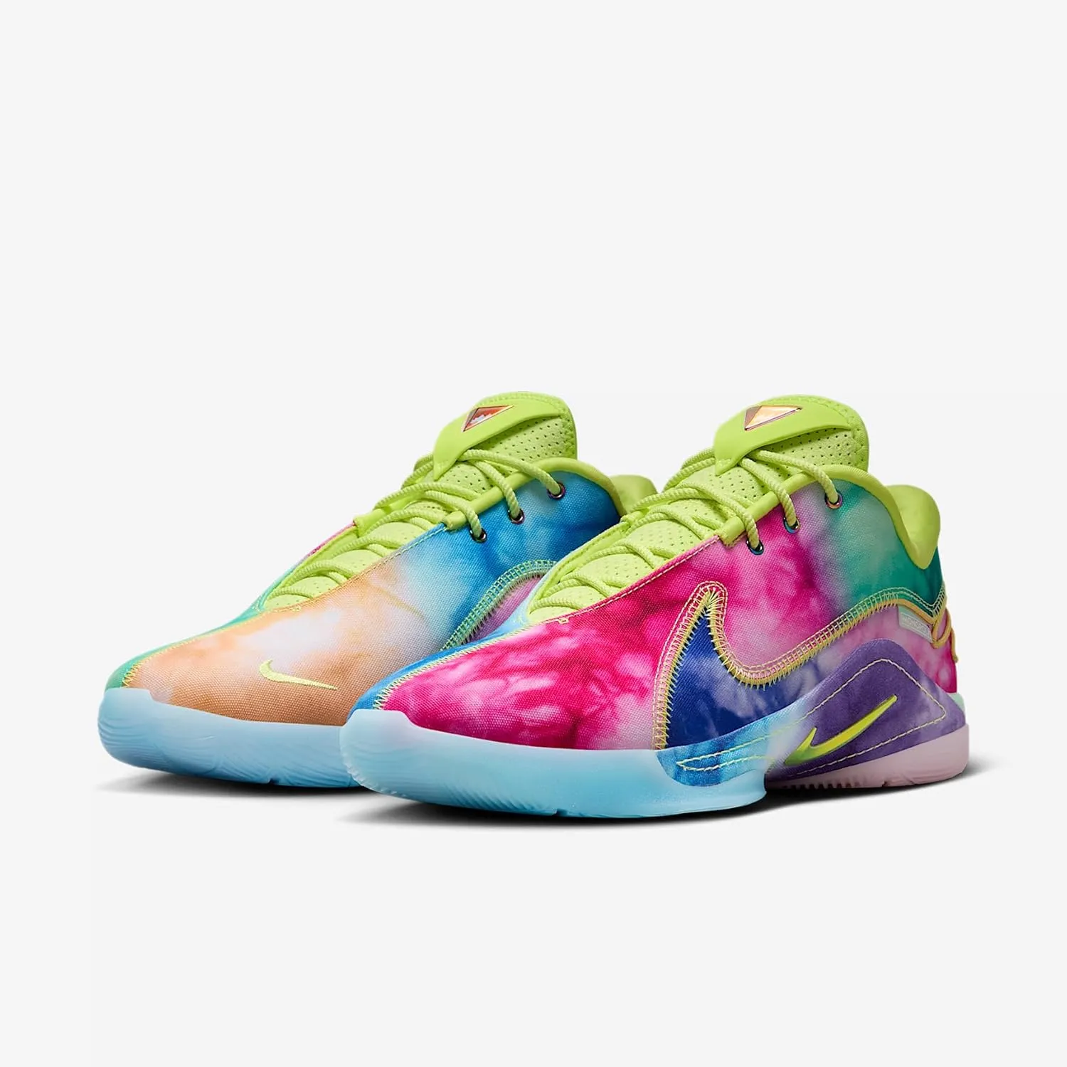 Lebron XXII What The Currency Basketball Shoes (HV8080-300, Mint Foam/Light Lemon Twist/Aquarius Blue/Cerise)
