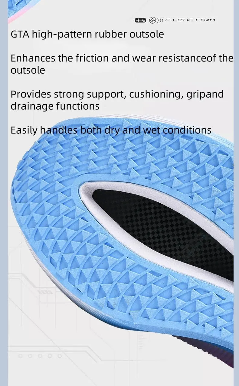 Leisure Exercise Jogging Breathable mesh Full Palm Carbon Plate Running Shoes, Lightweight Cushioning Racing Training Sports Shoes for Men and Women