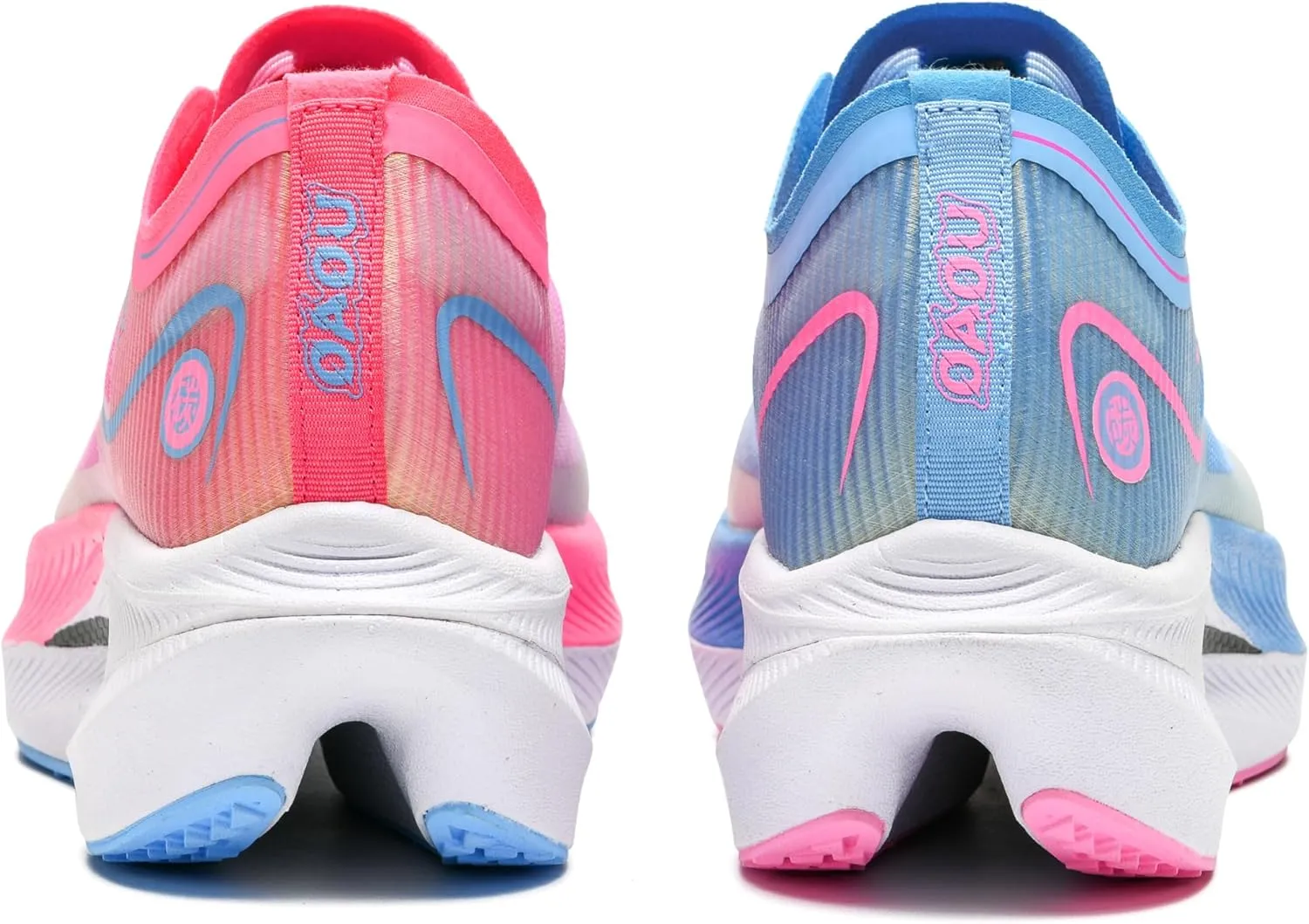 Leisure Exercise Jogging Breathable mesh Full Palm Carbon Plate Running Shoes, Lightweight Cushioning Racing Training Sports Shoes for Men and Women
