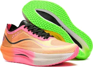 Leisure Exercise Jogging Breathable mesh Full Palm Carbon Plate Running Shoes, Lightweight Cushioning Racing Training Sports Shoes for Men and Women