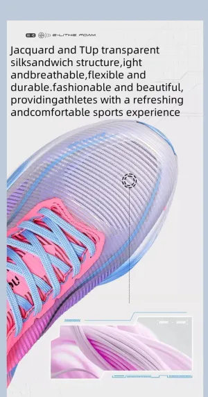 Leisure Exercise Jogging Breathable mesh Full Palm Carbon Plate Running Shoes, Lightweight Cushioning Racing Training Sports Shoes for Men and Women