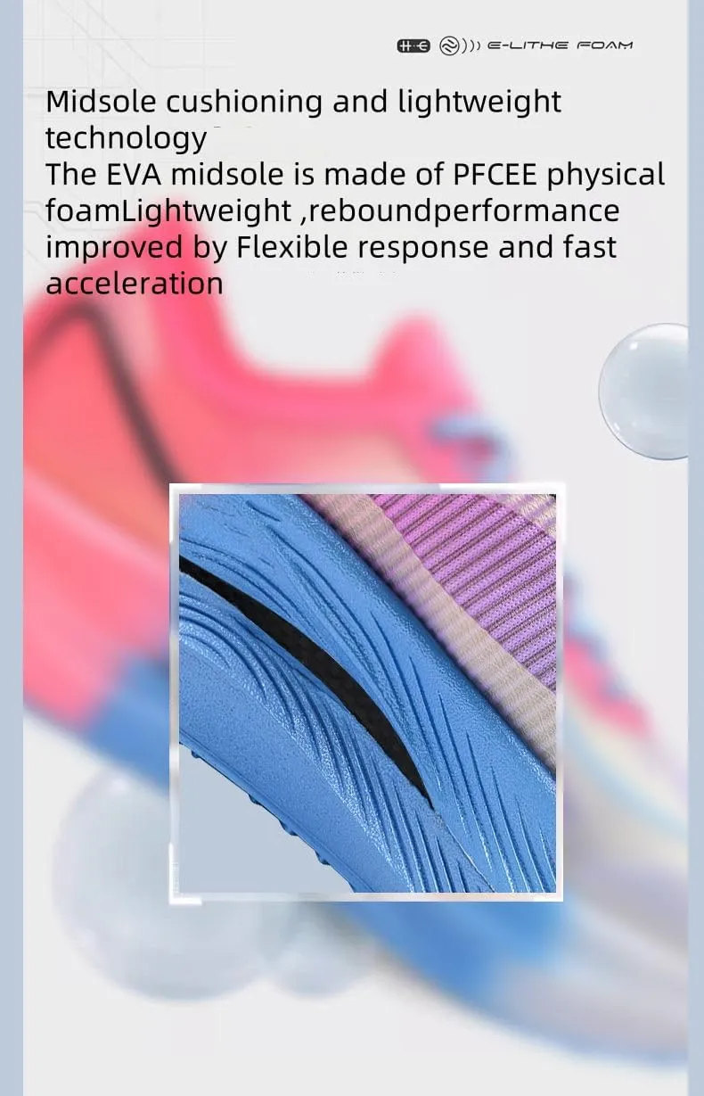 Leisure Exercise Jogging Breathable mesh Full Palm Carbon Plate Running Shoes, Lightweight Cushioning Racing Training Sports Shoes for Men and Women