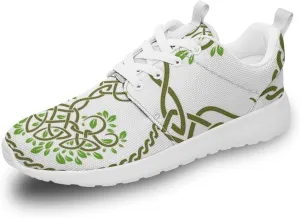 Lightweight Breathable Mesh Trendy Trail Running Shoes for Women Men, Comfortable Trekking Trainer Footwear Leisure Sports Athletics Fitness Gym Excursion Sneaker