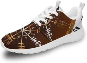 Lightweight Breathable Mesh Trendy Trail Running Shoes for Women Men, Comfortable Trekking Trainer Footwear Leisure Sports Athletics Fitness Gym Excursion Sneaker
