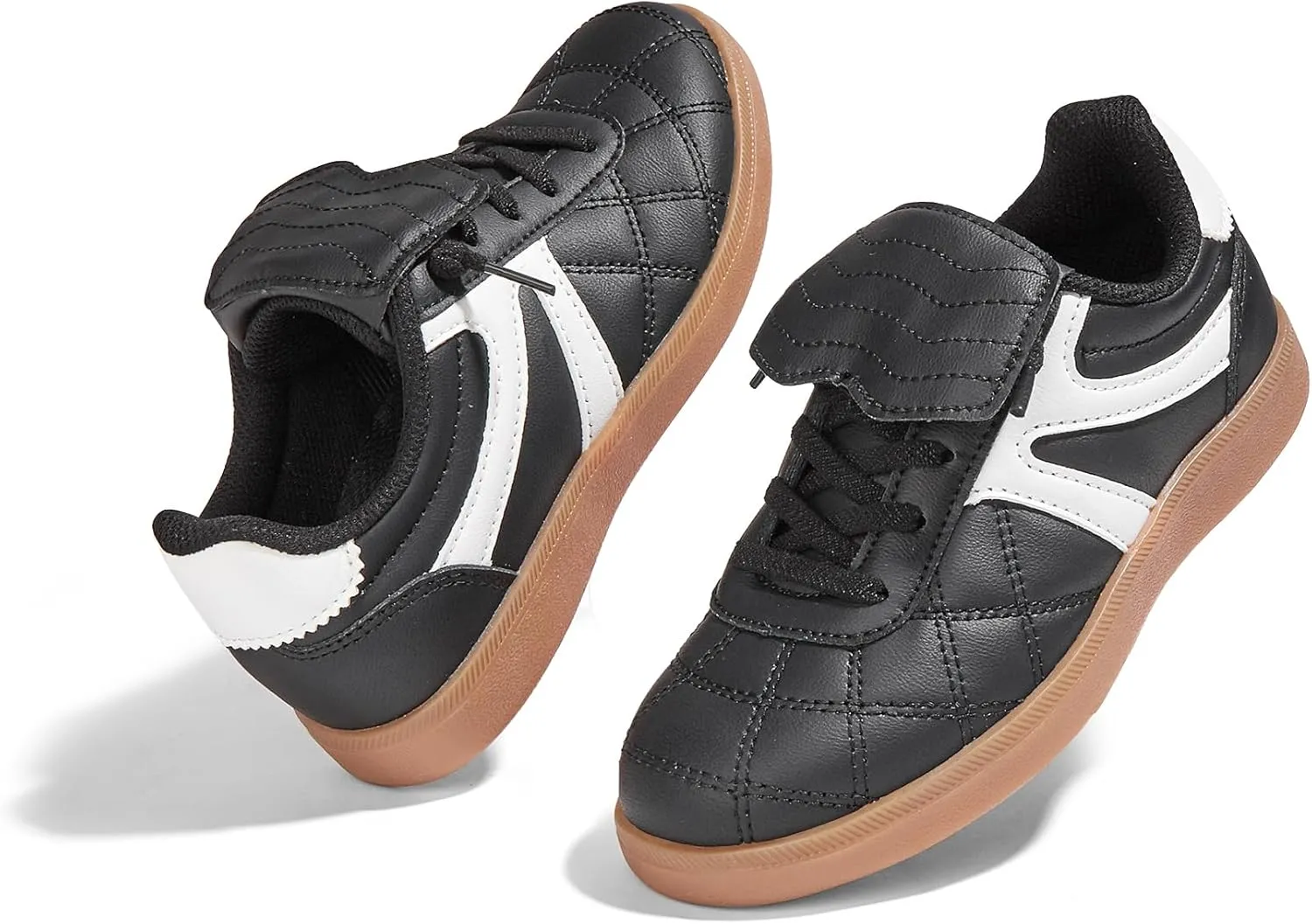 LUCKY STEP Unisex-Child Casual Sneakers Fashion Lightweight Walking Shoes Classic Retro Athletic Sneaker for Little Kids