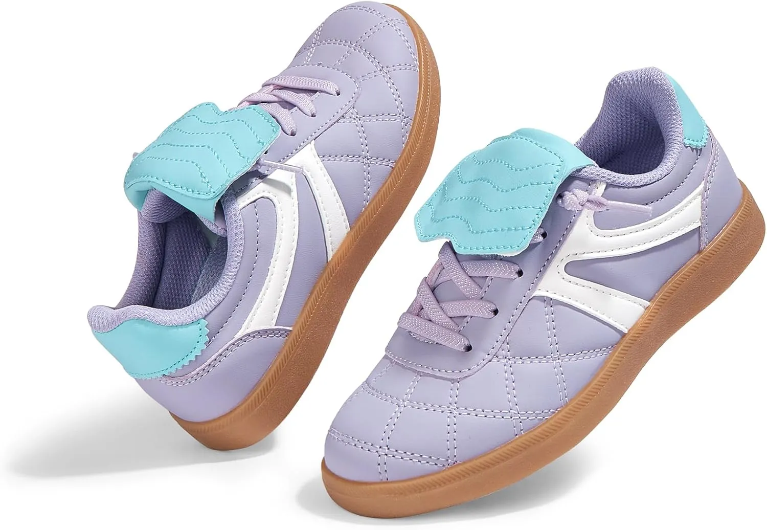 LUCKY STEP Unisex-Child Casual Sneakers Fashion Lightweight Walking Shoes Classic Retro Athletic Sneaker for Little Kids