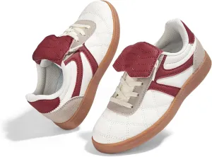 LUCKY STEP Unisex-Child Casual Sneakers Fashion Lightweight Walking Shoes Classic Retro Athletic Sneaker for Little Kids