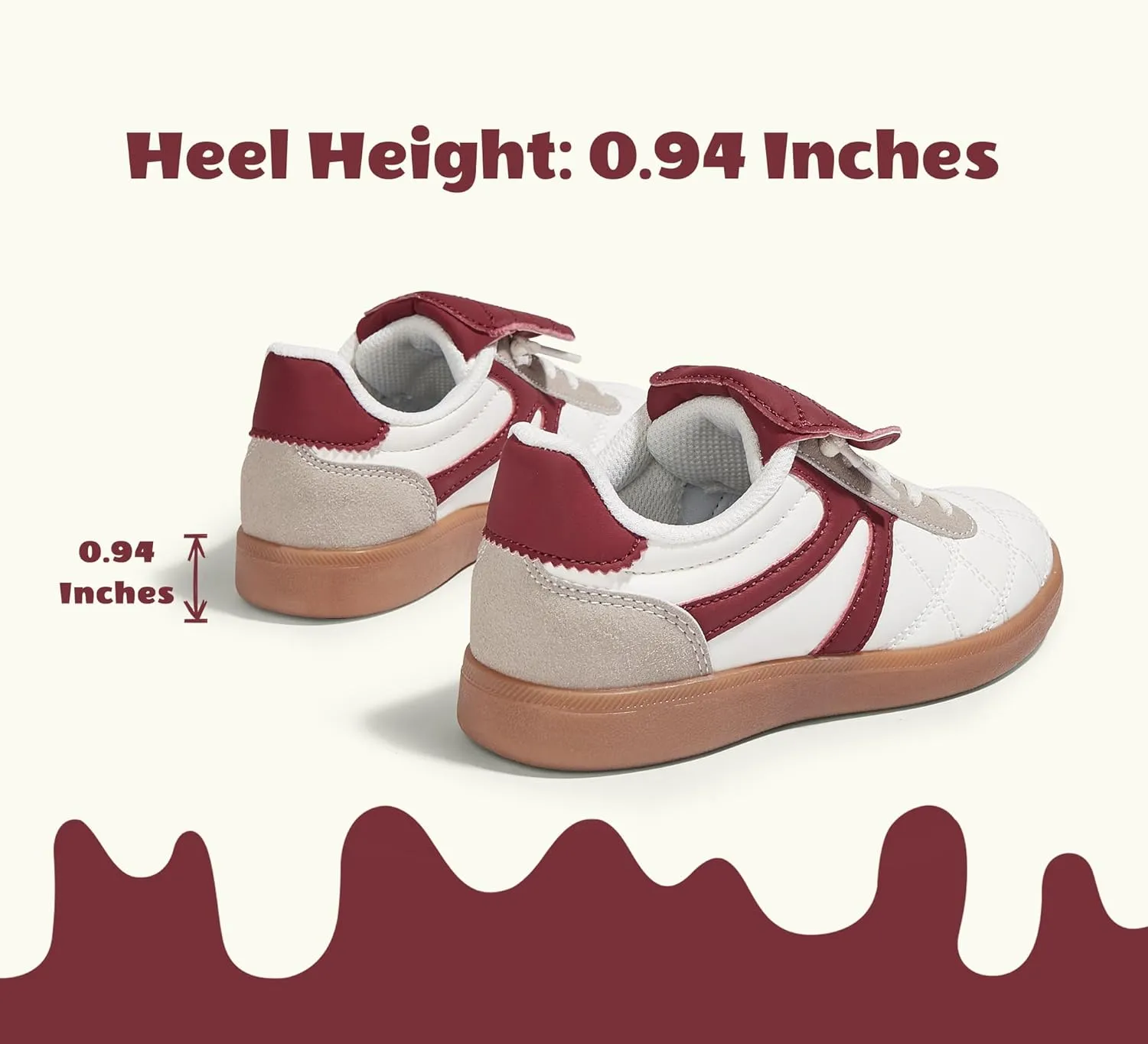 LUCKY STEP Unisex-Child Casual Sneakers Fashion Lightweight Walking Shoes Classic Retro Athletic Sneaker for Little Kids