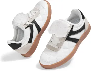 LUCKY STEP Unisex-Child Casual Sneakers Fashion Lightweight Walking Shoes Classic Retro Athletic Sneaker for Little Kids
