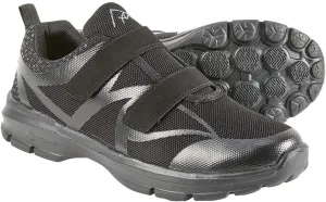M-Air Athletic Mesh Hook-and-Loop Pacer Sneakers for Women | All Purpose Workout, Gym, Work, Streetwear, Casual Shoes (Black Pacer, 9.5)
