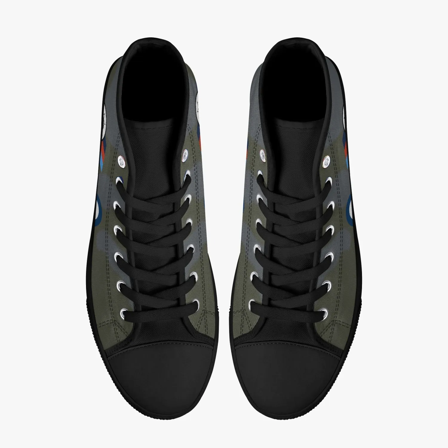 Macchi "A7-047" High Top Canvas Shoes (Camo)