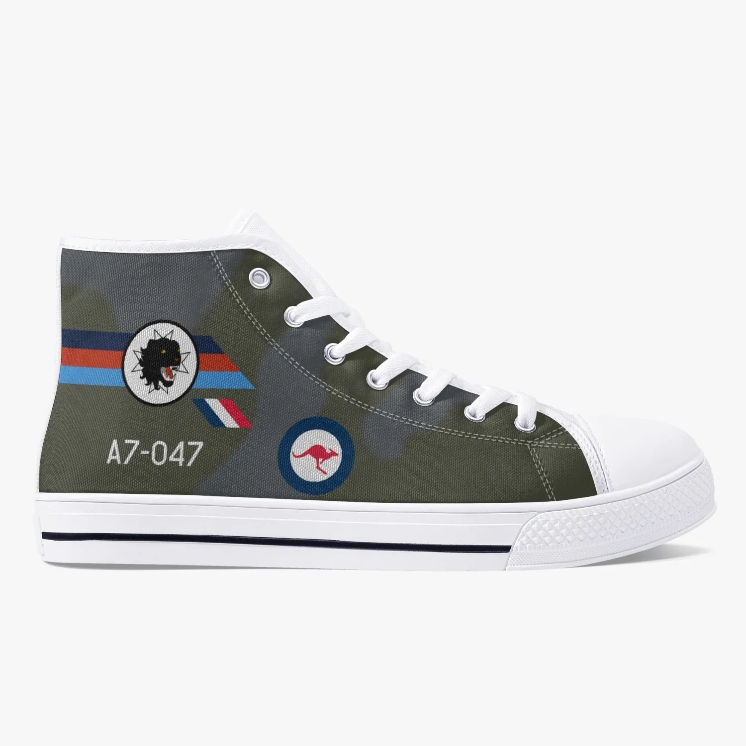 Macchi "A7-047" High Top Canvas Shoes (Camo)