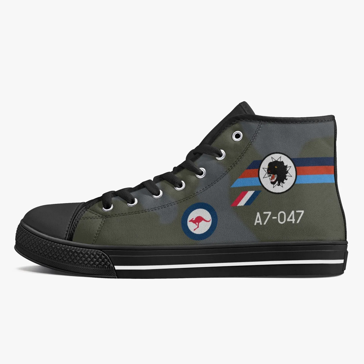 Macchi "A7-047" High Top Canvas Shoes (Camo)