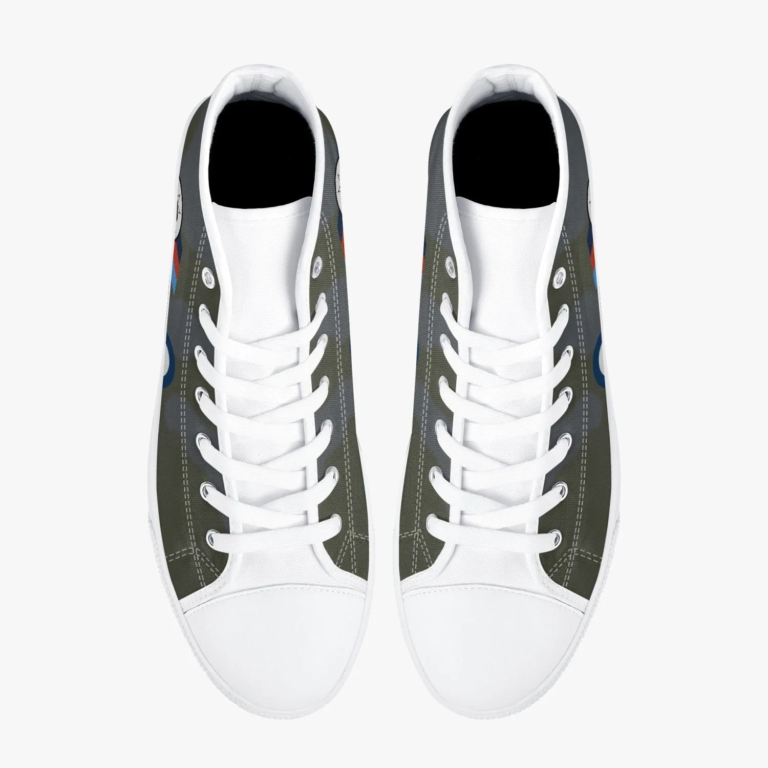 Macchi "A7-047" High Top Canvas Shoes (Camo)