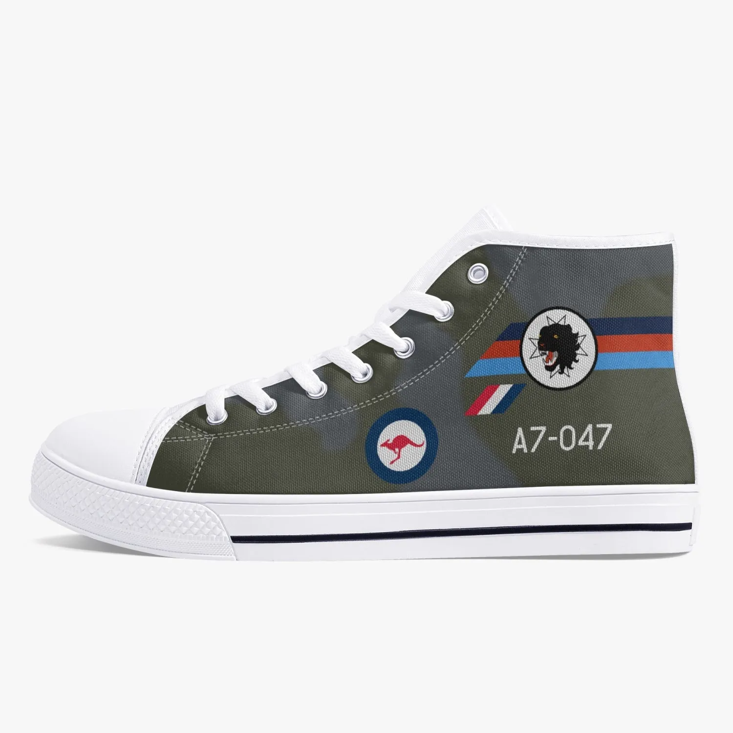Macchi "A7-047" High Top Canvas Shoes (Camo)