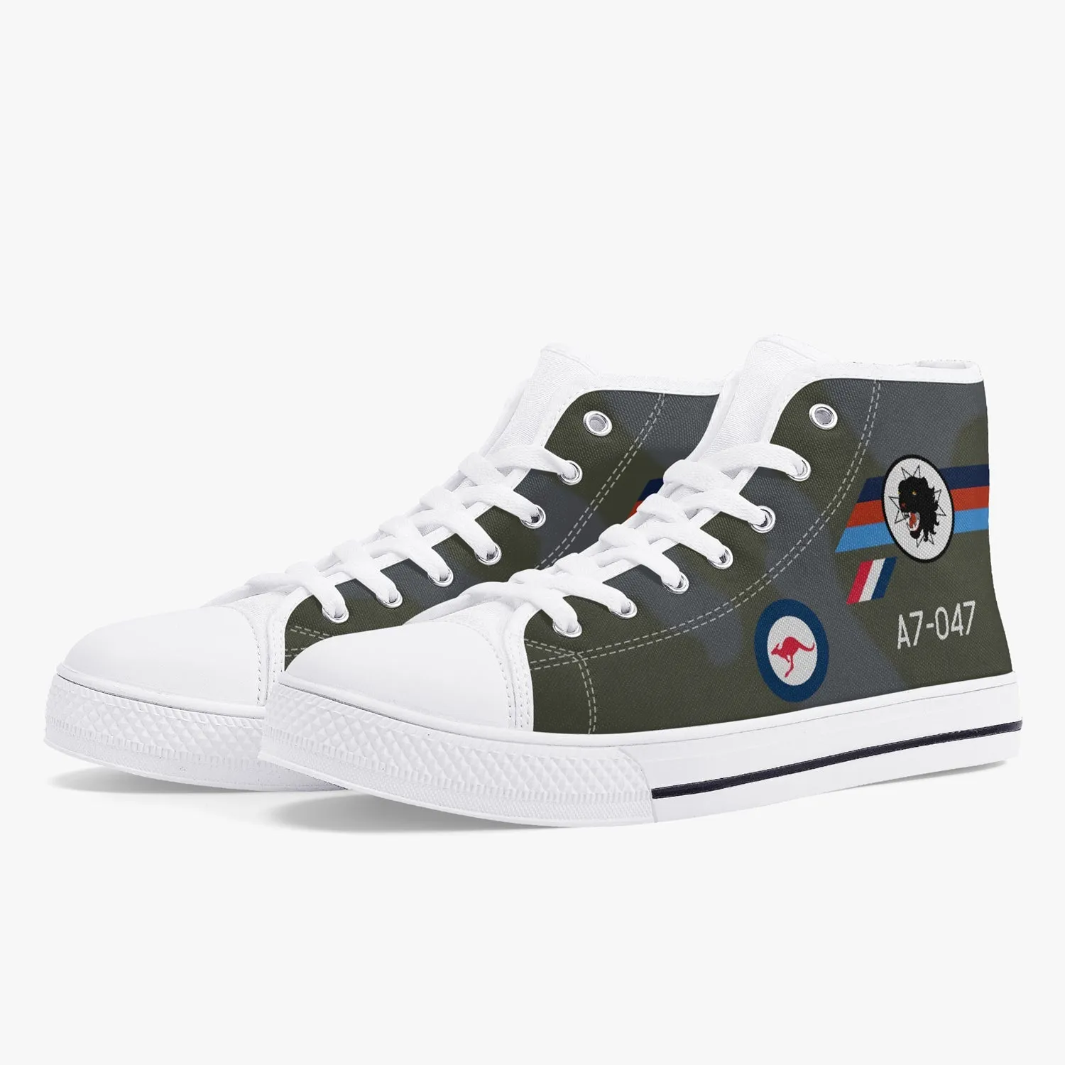 Macchi "A7-047" High Top Canvas Shoes (Camo)