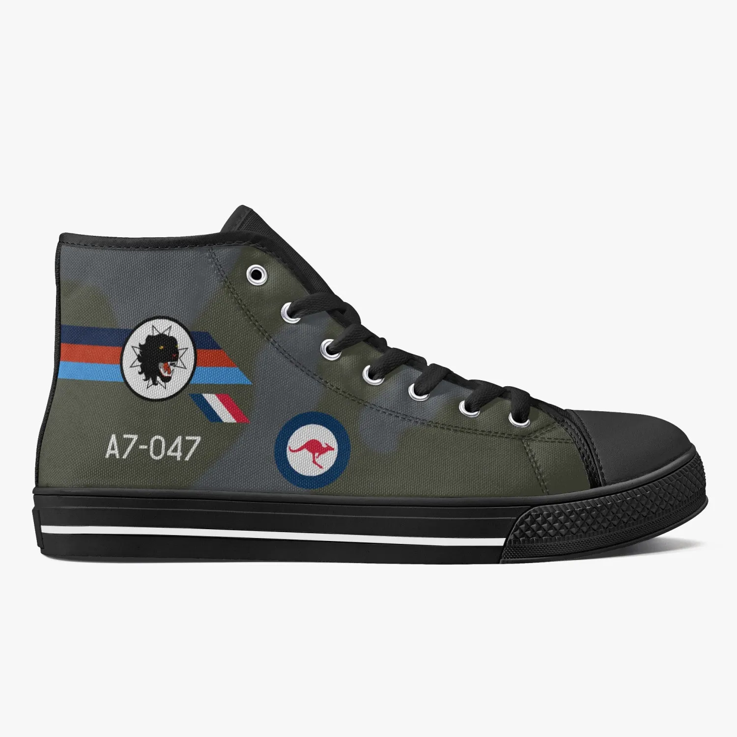 Macchi "A7-047" High Top Canvas Shoes (Camo)