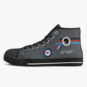 Macchi "A7-047" High Top Canvas Shoes (Grey)