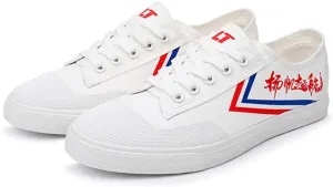 Martial Arts Sneakers, Breathable Canvas Taekwondo Shoes Rubber Sole Kung Fu Taichi Lightweight Training Shoes Unisex