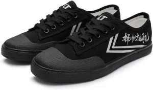 Martial Arts Sneakers, Breathable Canvas Taekwondo Shoes Rubber Sole Kung Fu Taichi Lightweight Training Shoes Unisex