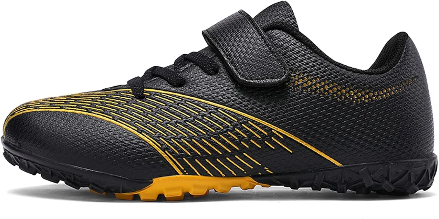 Meidiastra Boys Girls Soccer Shoes FG/TF Teenager Soccer Athletic Training Shoes Indoor Outdoor Cleats Spikes Soccer Football Shoes