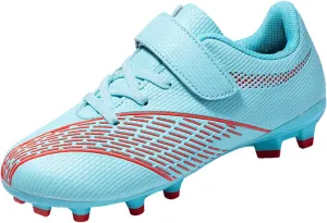 Meidiastra Boys Girls Soccer Shoes FG/TF Teenager Soccer Athletic Training Shoes Indoor Outdoor Cleats Spikes Soccer Football Shoes