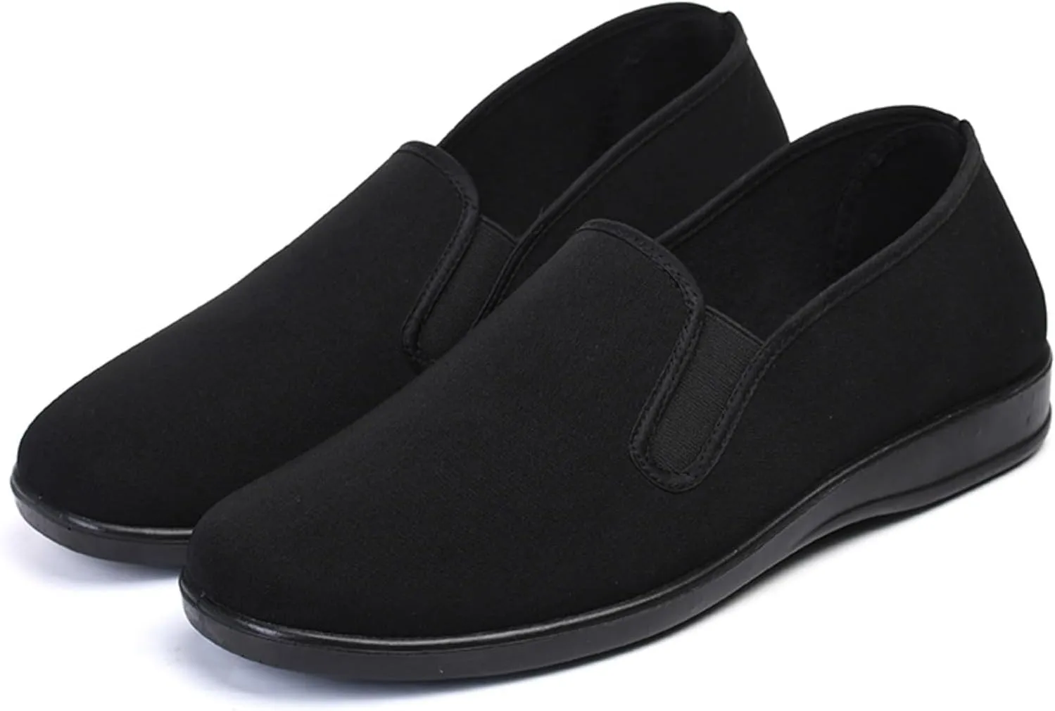 Men Slip on Walking Shoes Comfort Memory Foam Breathable Mesh Fashion Sneakers Non Slip Indoor Outdoor Training Gym Shoes Wide Width