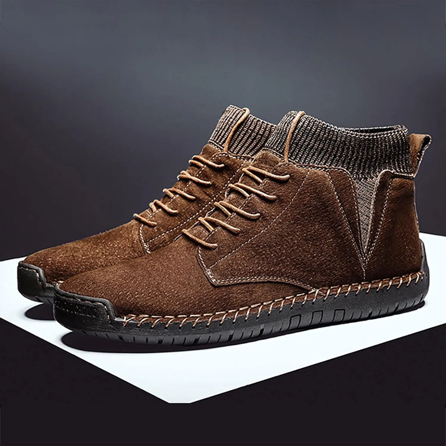 Mens Athletic Shoes Slip on for Men Men's Casual Sneakers Mesh Breathable Walking Shoes Hiking Shoes Men