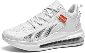 Men's Breathable Mesh Air Cushion Road Running Shoes Non-Slip Training Athletic Sports Outdoor Jogging Tennis Sneakers