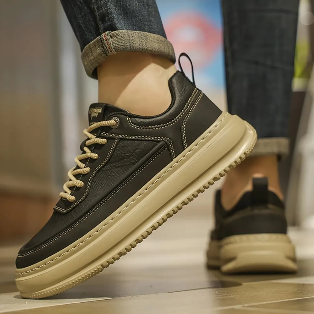 Men's Casual Shoes Dress Sneakers Leather Sneakers for Men Skate Shoes Tenis de Moda para Hombre