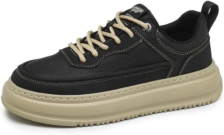 Men's Casual Shoes Dress Sneakers Leather Sneakers for Men Skate Shoes Tenis de Moda para Hombre