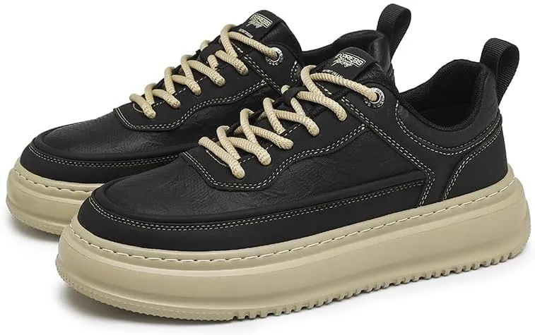 Men's Casual Shoes Dress Sneakers Leather Sneakers for Men Skate Shoes Tenis de Moda para Hombre