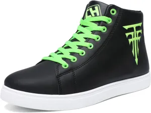 Men's Fashion Sneakers High Top Skate Shoes Stylish Casual Comfort Hip Hop Shoes