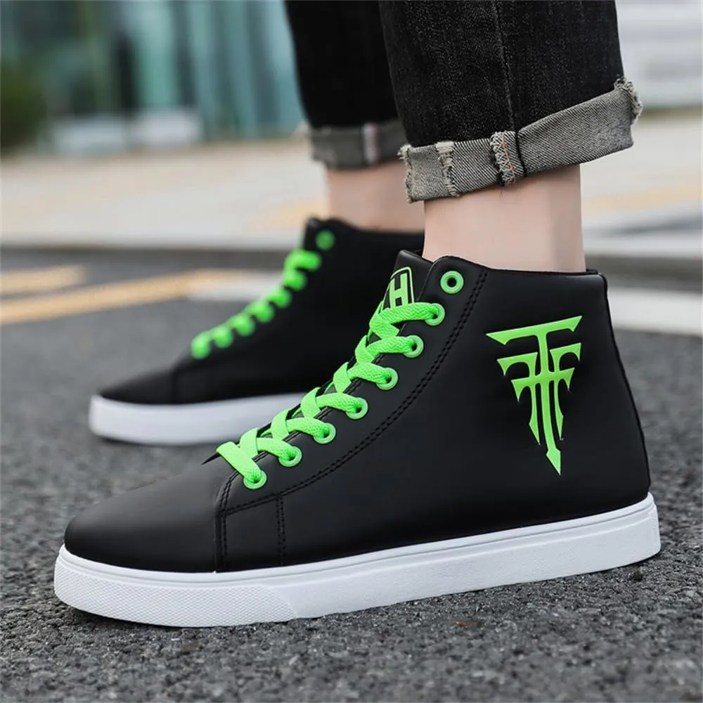 Men's Fashion Sneakers High Top Skate Shoes Stylish Casual Comfort Hip Hop Shoes