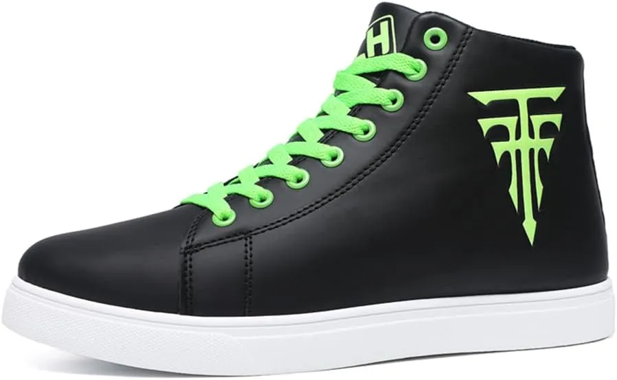 Men's Fashion Sneakers High Top Skate Shoes Stylish Casual Comfort Hip Hop Shoes