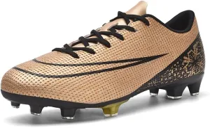 Men's Indoor Soccer Shoes Football Cleats Low-Tops Lace-Up Non-Slip Spikes Sports Athletic Futsal TF Turf Sneaker