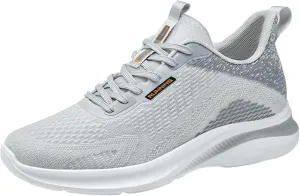 Mens Non Slip Walking Sneakers Spring and Summer Lightweight Breathable Mesh Arch Support Running Shoes Athletic Gym Lace Up FashionTennis Shoes for Men Fitness Sport