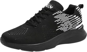 Mens Slip On Comfortable Walking Shoes Tennis ShoesNon Slip Running Sneakers Lightweight Workout Foootwear Breathable Mesh Fashion Sneaker with Arch Support for Men Gym Outdoor