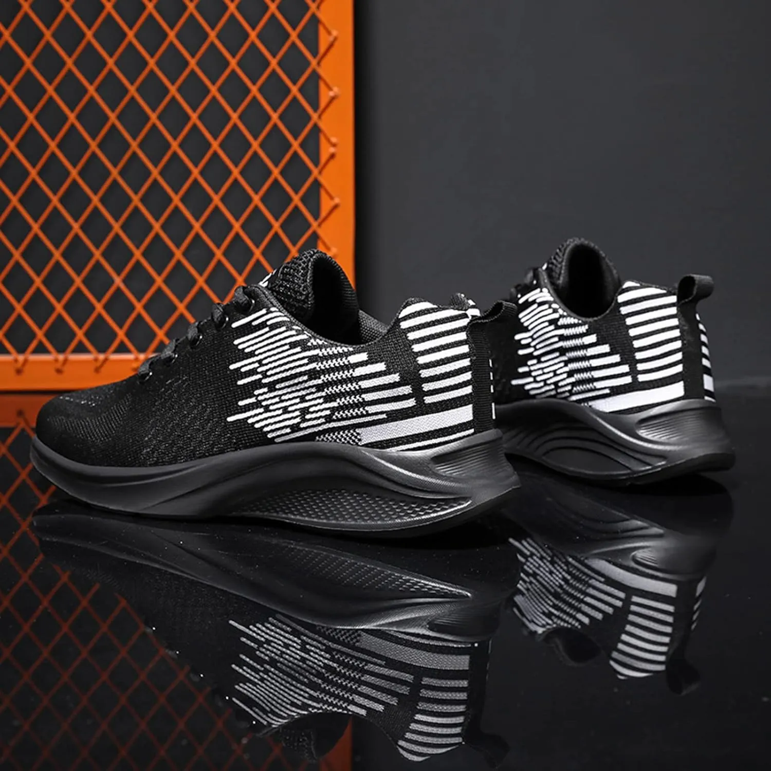 Mens Slip On Comfortable Walking Shoes Tennis ShoesNon Slip Running Sneakers Lightweight Workout Foootwear Breathable Mesh Fashion Sneaker with Arch Support for Men Gym Outdoor