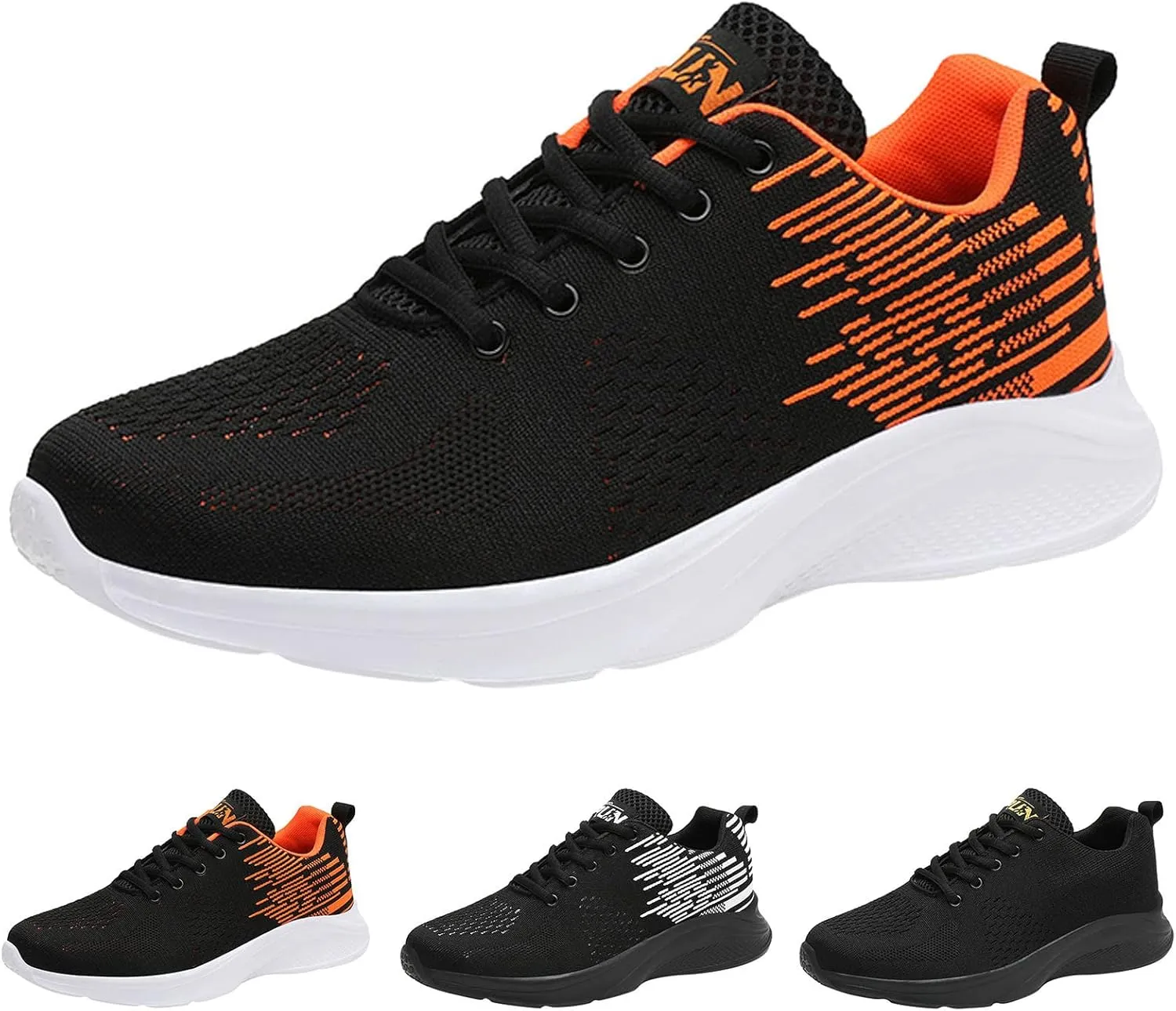 Mens Slip On Comfortable Walking Shoes Tennis ShoesNon Slip Running Sneakers Lightweight Workout Foootwear Breathable Mesh Fashion Sneaker with Arch Support for Men Gym Outdoor