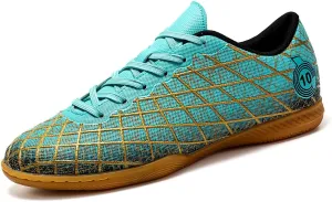 Men's Soccer Cleats Indoor Turf Lightweight Performance Training Soccer Shoes Soft Ground Athletic Football Boots Outdoor