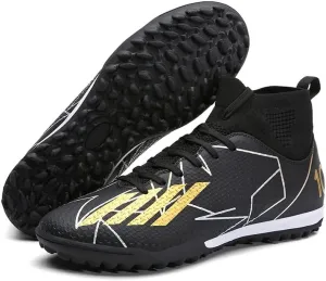 Men's Soccer Cleats Indoor Turf Lightweight Performance Training Soccer Shoes Soft Ground Athletic Football Boots Outdoor