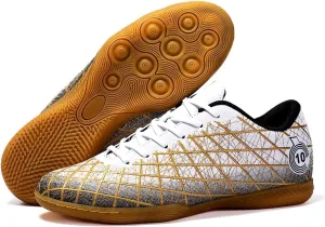 Men's Soccer Cleats Indoor Turf Lightweight Performance Training Soccer Shoes Soft Ground Athletic Football Boots Outdoor