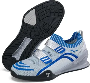 Men's Squat Deadlift Shoes Professional Training Weightlifting Shoes Breathable Indoor Fitness Sneakers Balance Comprehensive Training Shoes