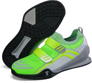 Men's Squat Deadlift Shoes Professional Training Weightlifting Shoes Breathable Indoor Fitness Sneakers Balance Comprehensive Training Shoes