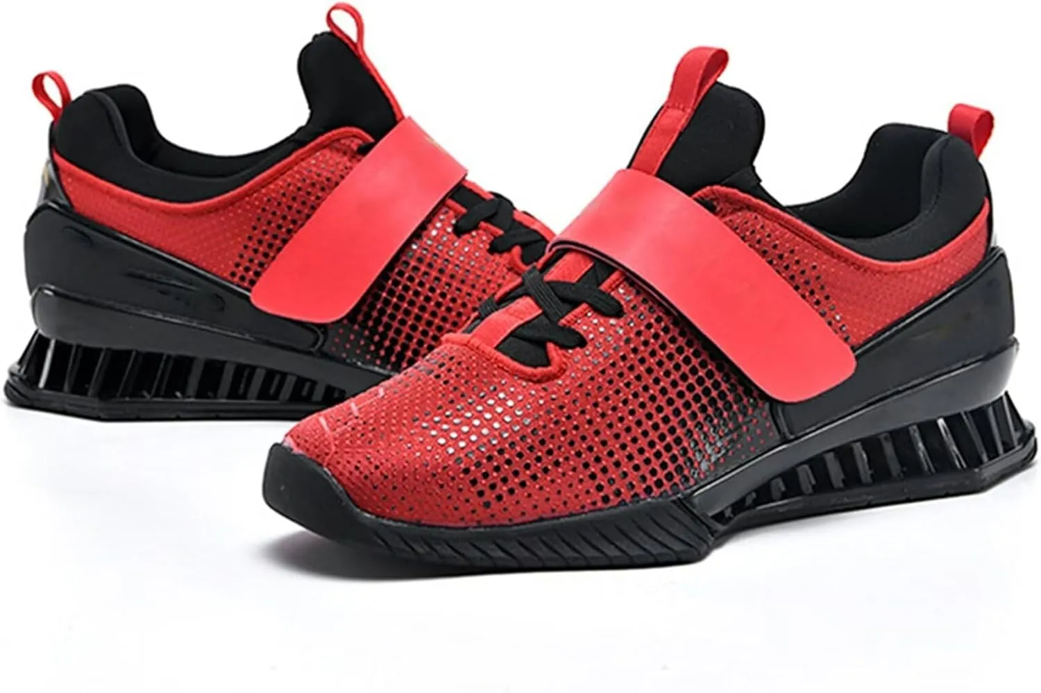 Mens Squat Shoes Weightlifting Shoes Fitness Cross-Trainer Shoes Indoor Fitness Sneakers Unisex Anti-Skid Balance Comprehensive Training Shoes