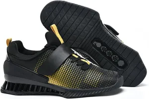 Mens Squat Shoes Weightlifting Shoes Fitness Cross-Trainer Shoes Indoor Fitness Sneakers Unisex Anti-Skid Balance Comprehensive Training Shoes