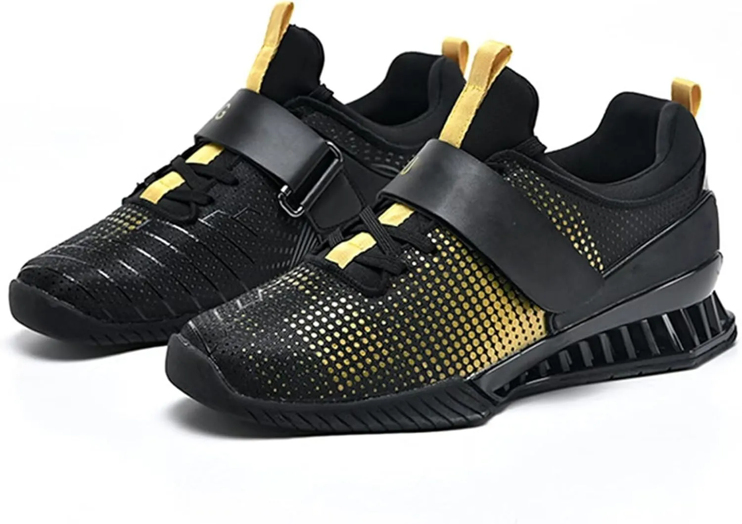 Mens Squat Shoes Weightlifting Shoes Fitness Cross-Trainer Shoes Indoor Fitness Sneakers Unisex Anti-Skid Balance Comprehensive Training Shoes