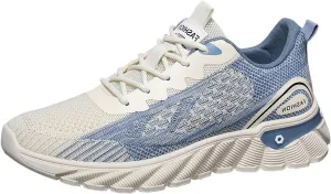 Mens Walking Shoes,Ultra Lightweight Breathable Tennis Running Shoes Mesh Non Slip Casual Comfortable Fashion Sneakers Work Gym Workout Athletic Sport Cuhioning Trainers Summer Spring