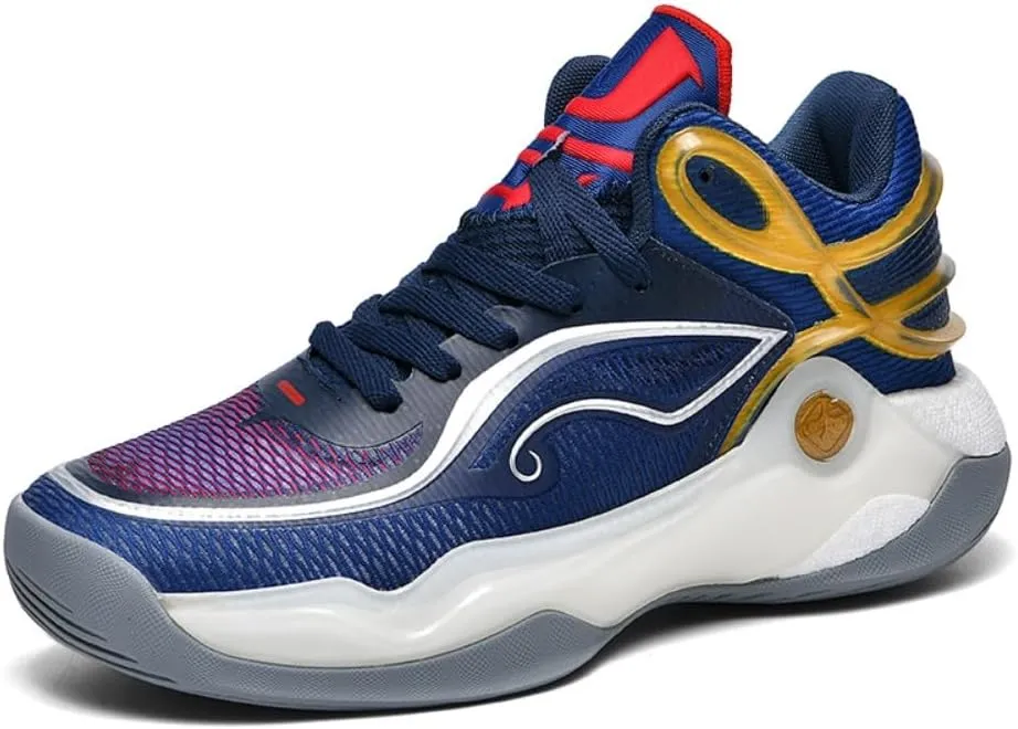 Mens Womens Basketball Shoes Breathable Non Slip Fashion Sneakers Comfortable Unisex-Adult Outdoor Sport Shoes